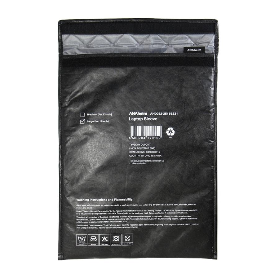 ANAheim Laptop Sleeve 16inch - Black アナハイム ラップトップ スリーブ - 16インチ ブラック |  | 02