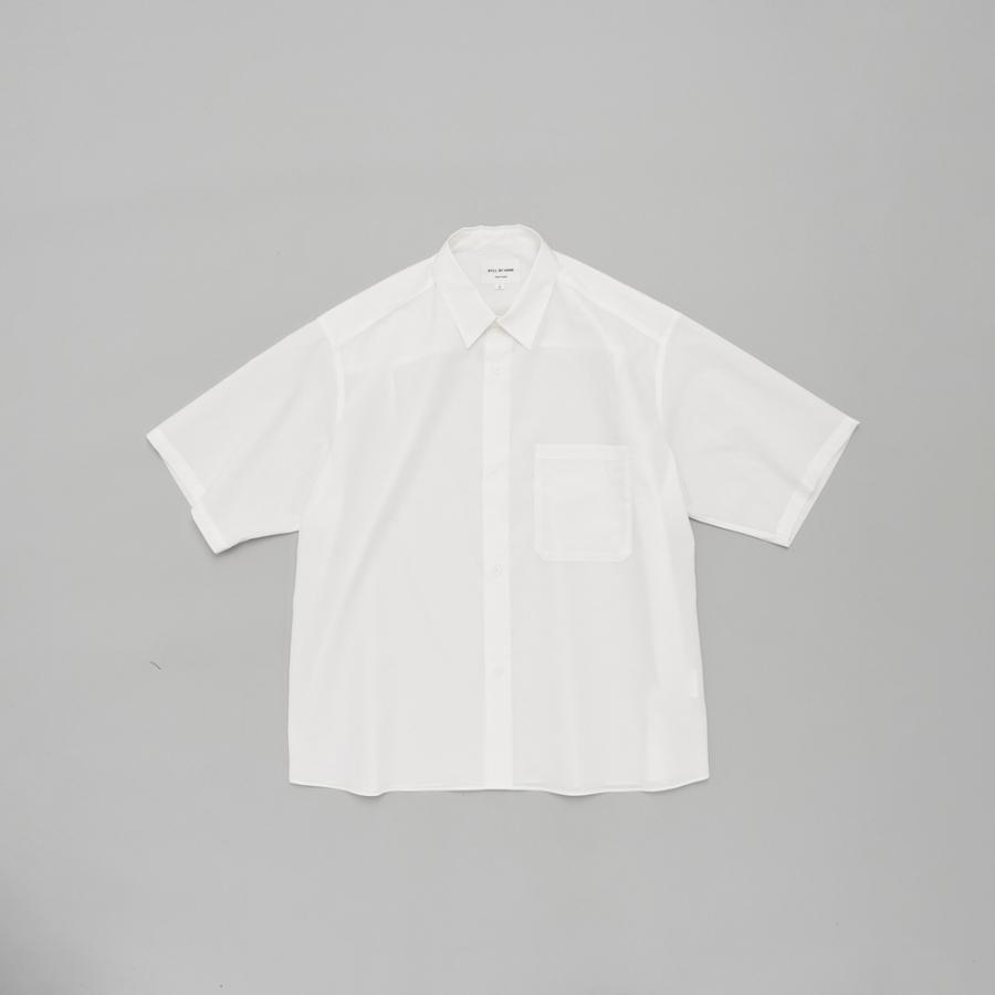 STILL BY HAND スティルバイハンド / SH08261 - WHITE ハーフスリーブ コットンシャツ Half sleeve cotton shirt | STILL BY HAND