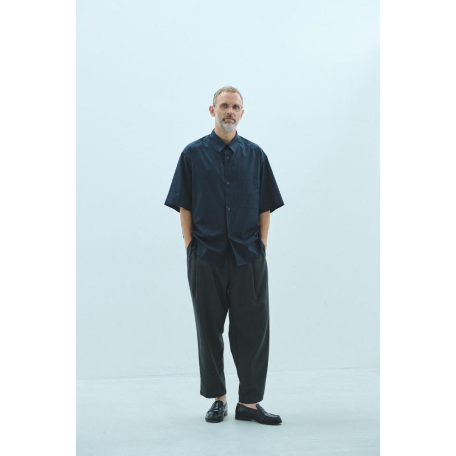 STILL BY HAND スティルバイハンド / SH08261 - NAVY ハーフスリーブ コットンシャツ Half sleeve cotton shirt | STILL BY HAND | 05