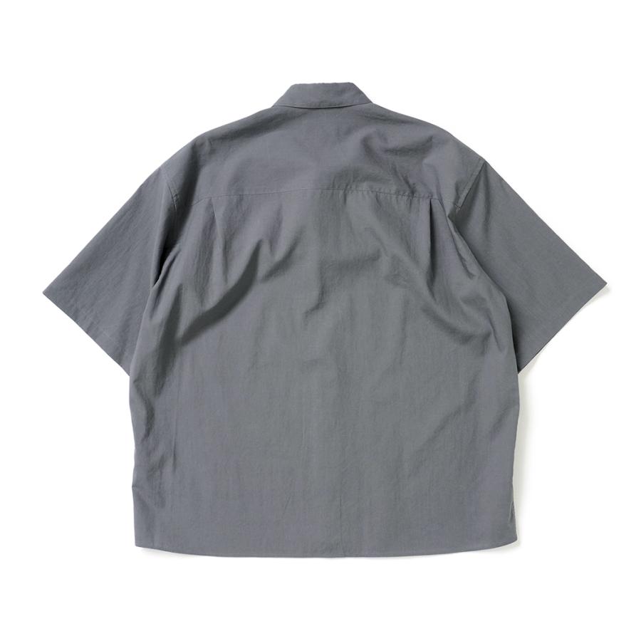 STILL BY HAND スティルバイハンド / SH08261 - GREY ハーフスリーブ コットンシャツ Half sleeve cotton shirt | STILL BY HAND | 01