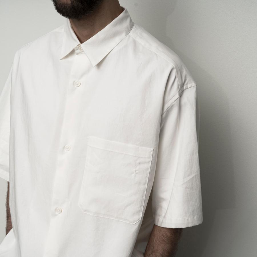STILL BY HAND スティルバイハンド / SH08261 - GREY ハーフスリーブ コットンシャツ Half sleeve cotton shirt | STILL BY HAND | 04