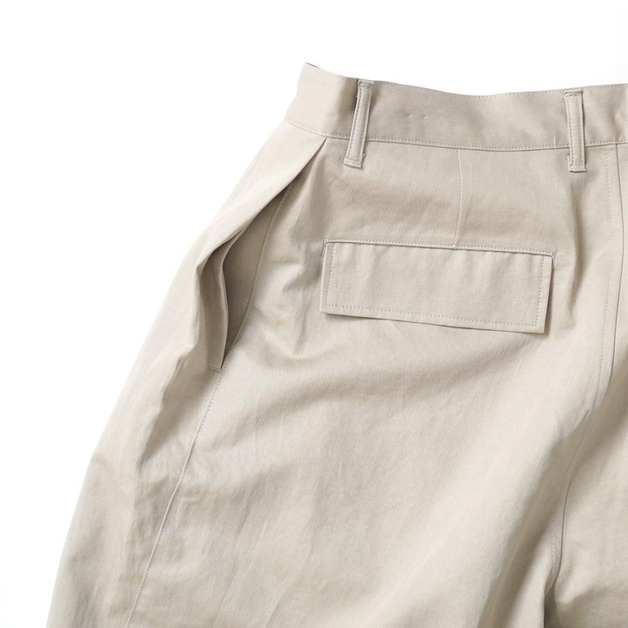 STILL BY HAND スティルバイハンド / PT10261 - TAUPE リネン混 ワイドショーツ Linen mixed wide shorts | STILL BY HAND | 04