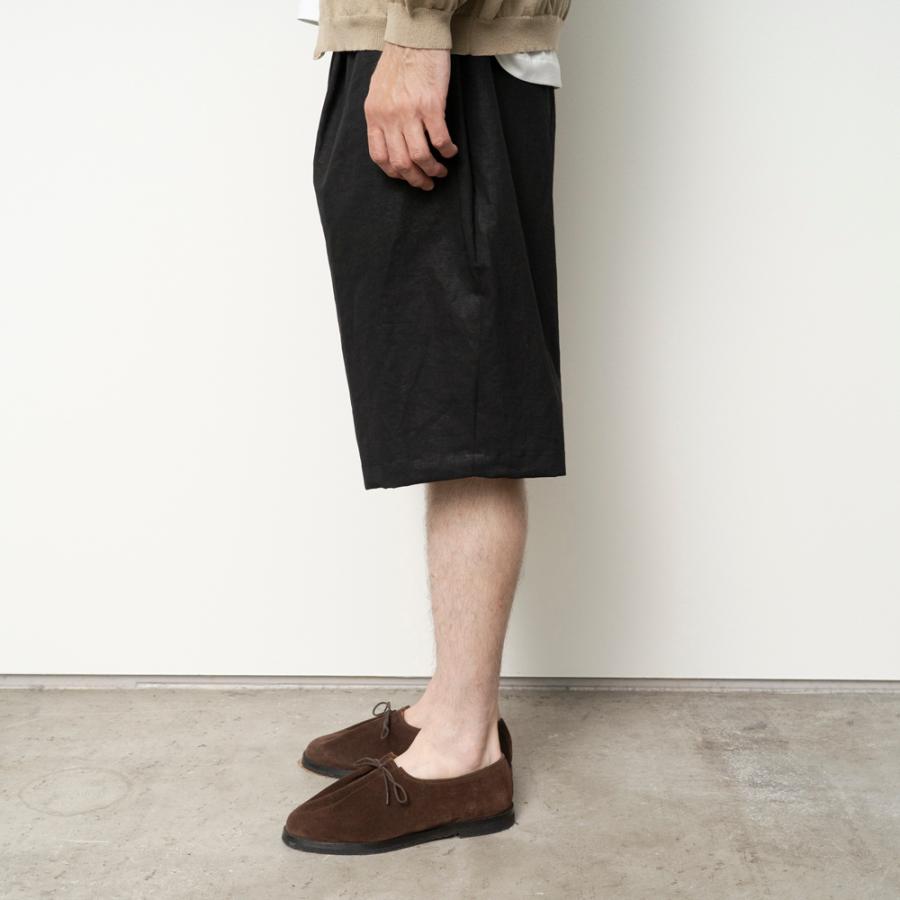 STILL BY HAND スティルバイハンド / PT10261 - TAUPE リネン混 ワイドショーツ Linen mixed wide shorts | STILL BY HAND | 05