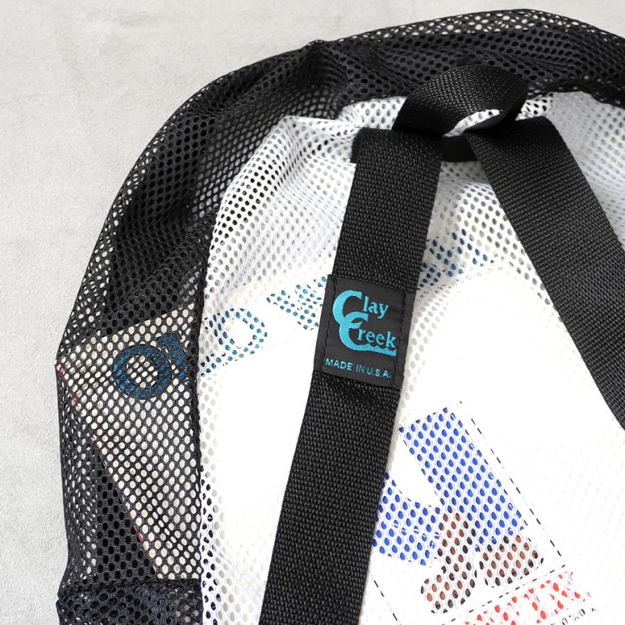CLAY CREEK ATHLETICS / MESH-PAK - WHITE クレイクリークアスレチックス メッシュパック アメリカ製 Made in USA |  | 08