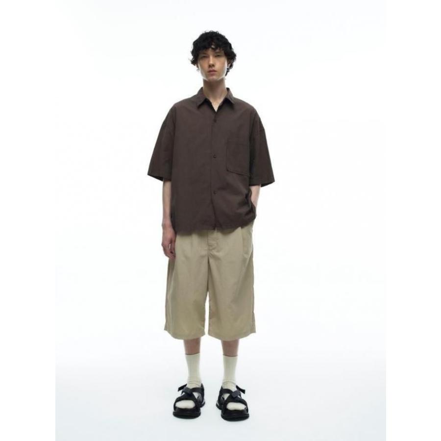 kontor / KON-SH04261 - ECRU オーバーサイズド 半袖シャツ Oversized stitching shirt |  | 09