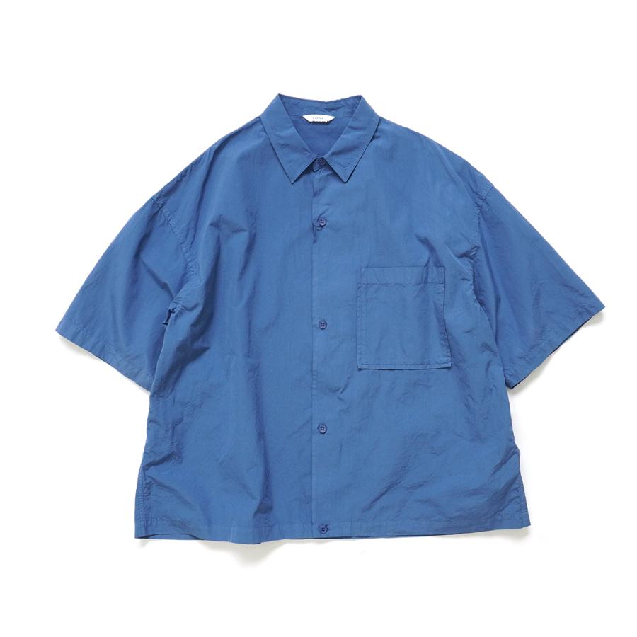 kontor / KON-SH04261 - ECRU オーバーサイズド 半袖シャツ Oversized stitching shirt | 