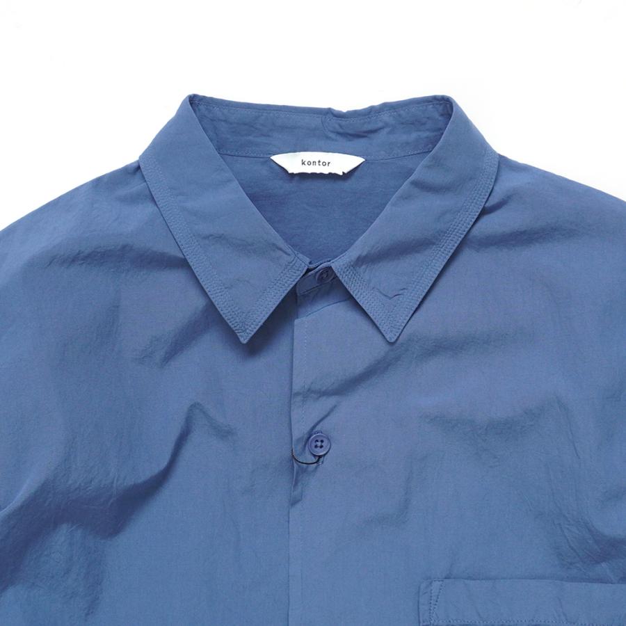 kontor / KON-SH04261 - ECRU オーバーサイズド 半袖シャツ Oversized stitching shirt |  | 02