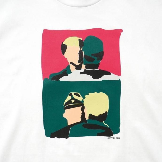 COTTON PAN / 戦場 - WHITE 半袖Tシャツ ホワイト | COTTON PAN | 02