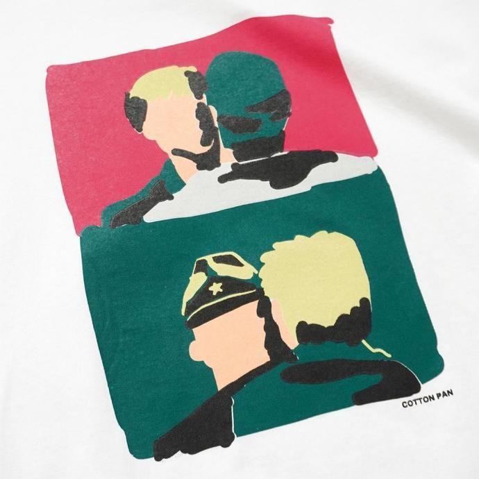 COTTON PAN / 戦場 - WHITE 半袖Tシャツ ホワイト | COTTON PAN | 04