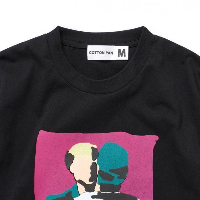 COTTON PAN / 戦場 - BLACK 半袖Tシャツ ブラック | COTTON PAN | 03
