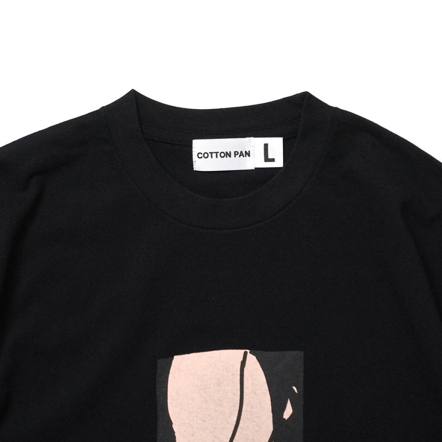 COTTON PAN / FL - BLACK 半袖Tシャツ ブラック | COTTON PAN | 04