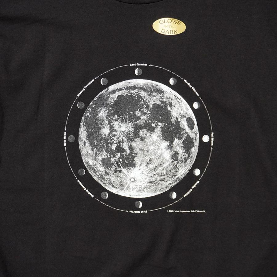 Cotton Expressions / MOON PHASES プリントTシャツ - Black ブラック |  | 01