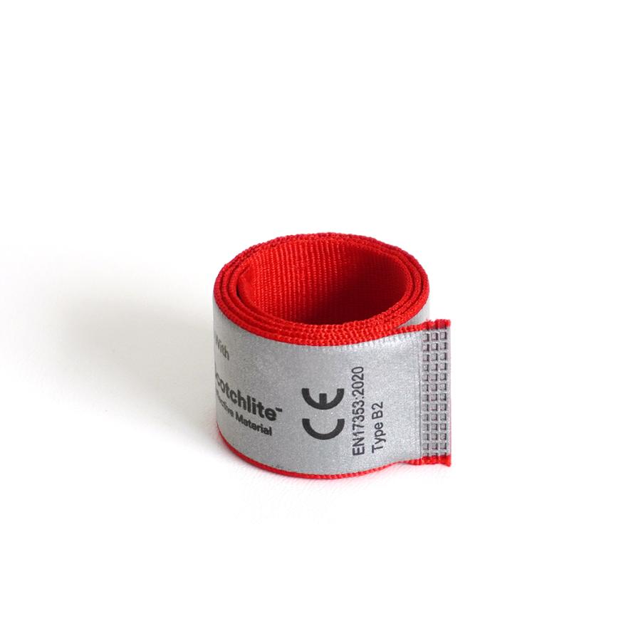 3M リフレクター スラップバンド Salzmann / Slap Wrap - レッド 生地タイプ | 3M | 05