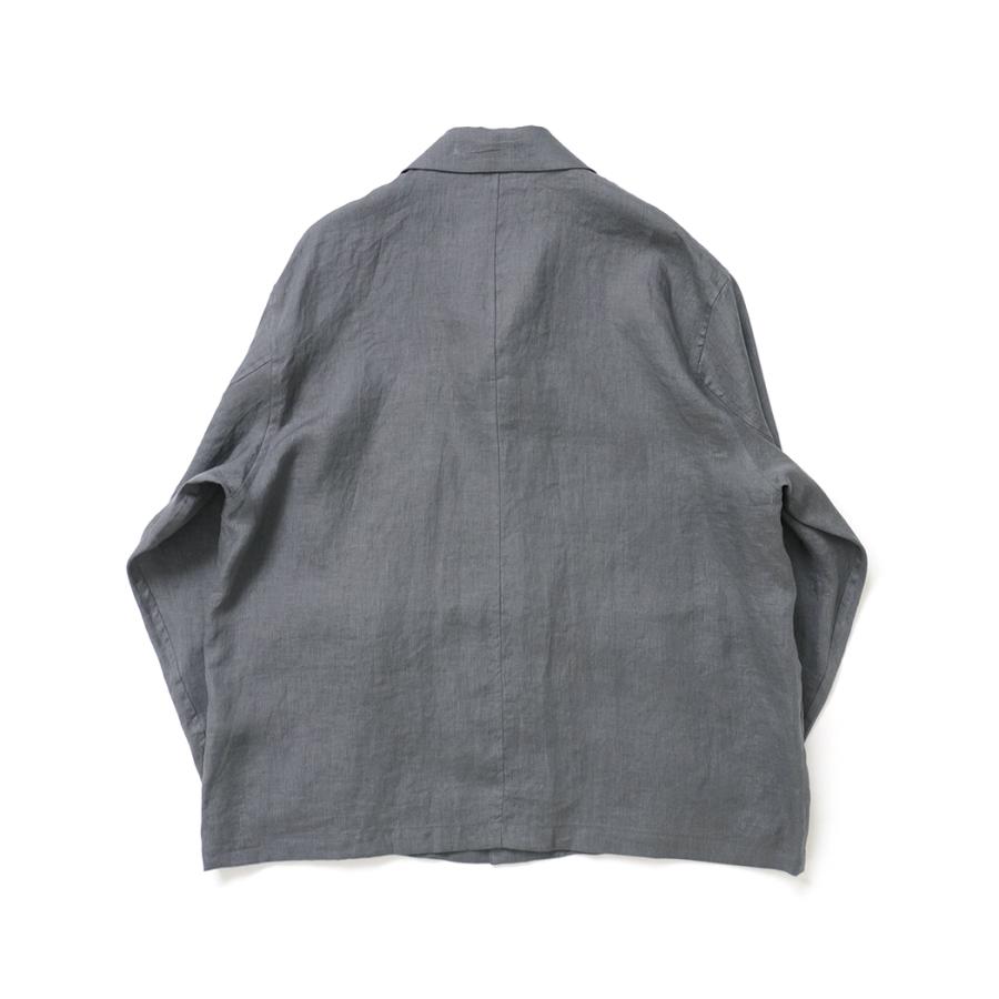 STILL BY HAND スティルバイハンド / BL01262 - BLUE GREY リネン カバーオール | STILL BY HAND | 01