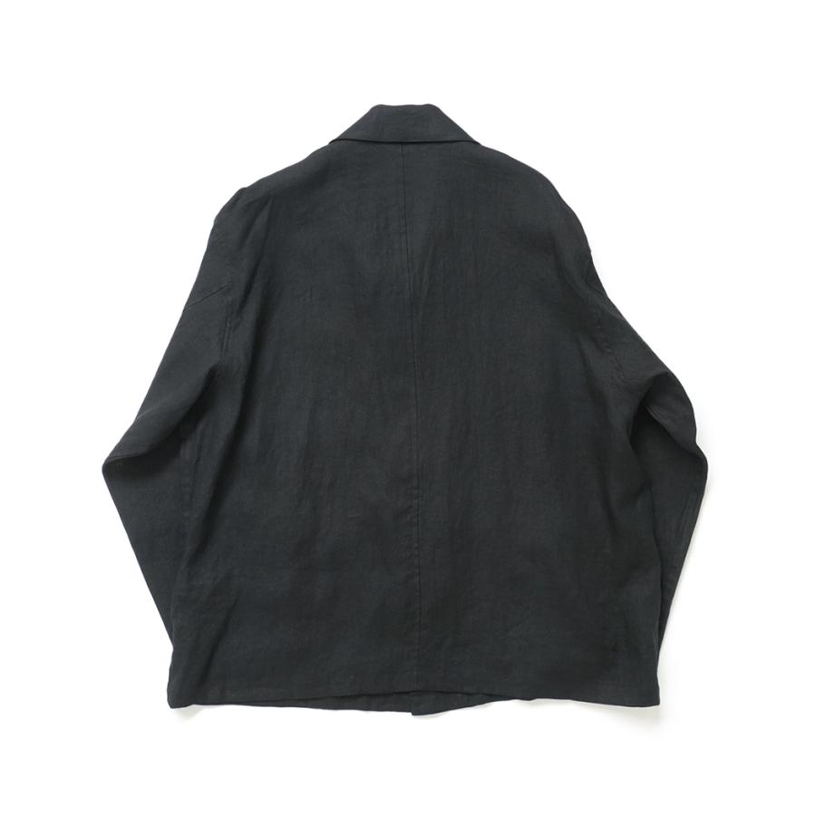 STILL BY HAND スティルバイハンド / BL01262 - BLACK リネン カバーオール | STILL BY HAND | 01