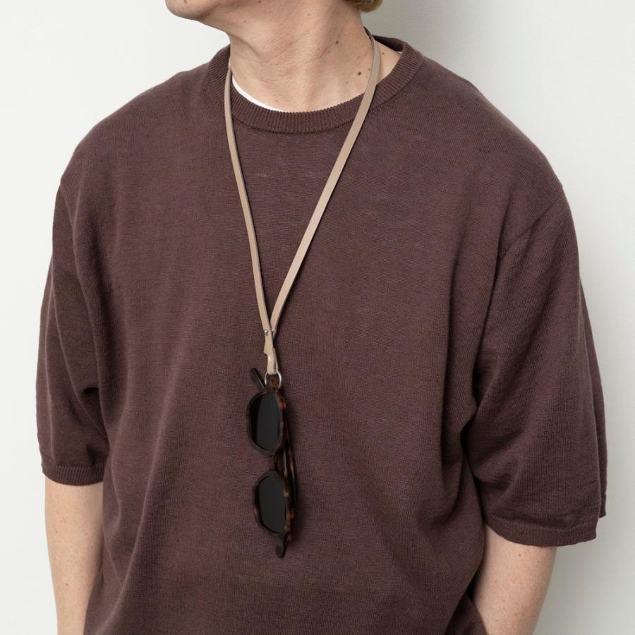 STILL BY HAND スティルバイハンド / GD03262 - BLACK レザー グラスホルダー | STILL BY HAND | 03