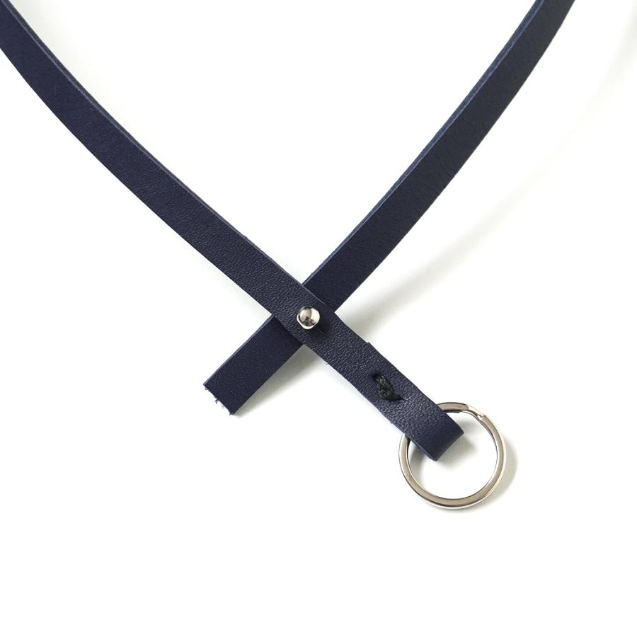 STILL BY HAND スティルバイハンド / GD03262 - NAVY レザー グラスホルダー | STILL BY HAND | 02