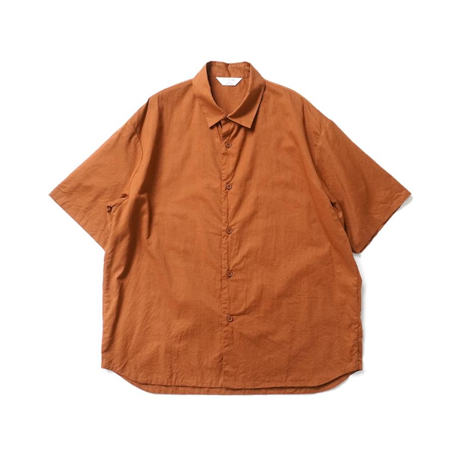 STILL BY HAND スティルバイハンド / SH01262 - BRICK ローン素材 半袖シャツ | STILL BY HAND