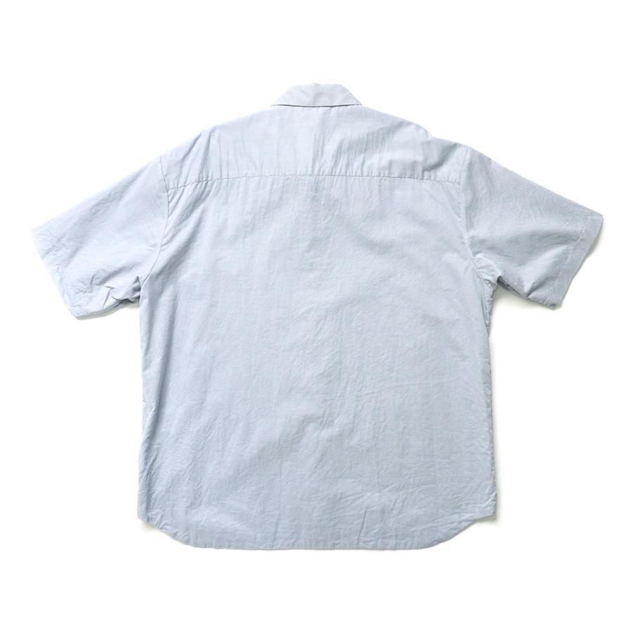 STILL BY HAND スティルバイハンド / SH01262 - SMOKE BLUE ローン素材 半袖シャツ | STILL BY HAND | 01