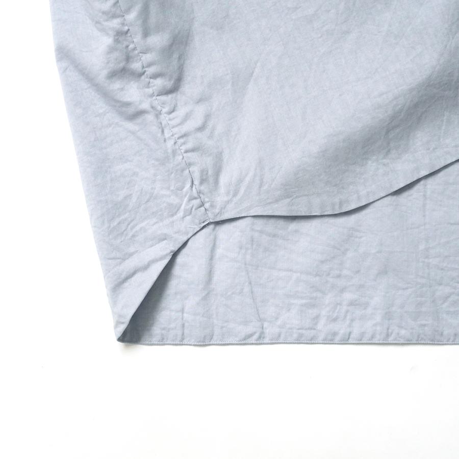 STILL BY HAND スティルバイハンド / SH01262 - SMOKE BLUE ローン素材 半袖シャツ | STILL BY HAND | 04