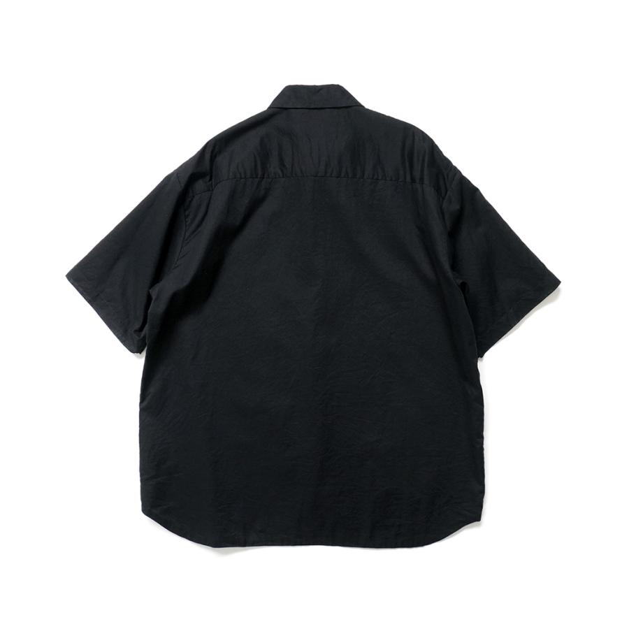 STILL BY HAND スティルバイハンド / SH01262 - INK BLACK ローン素材 半袖シャツ | STILL BY HAND | 01