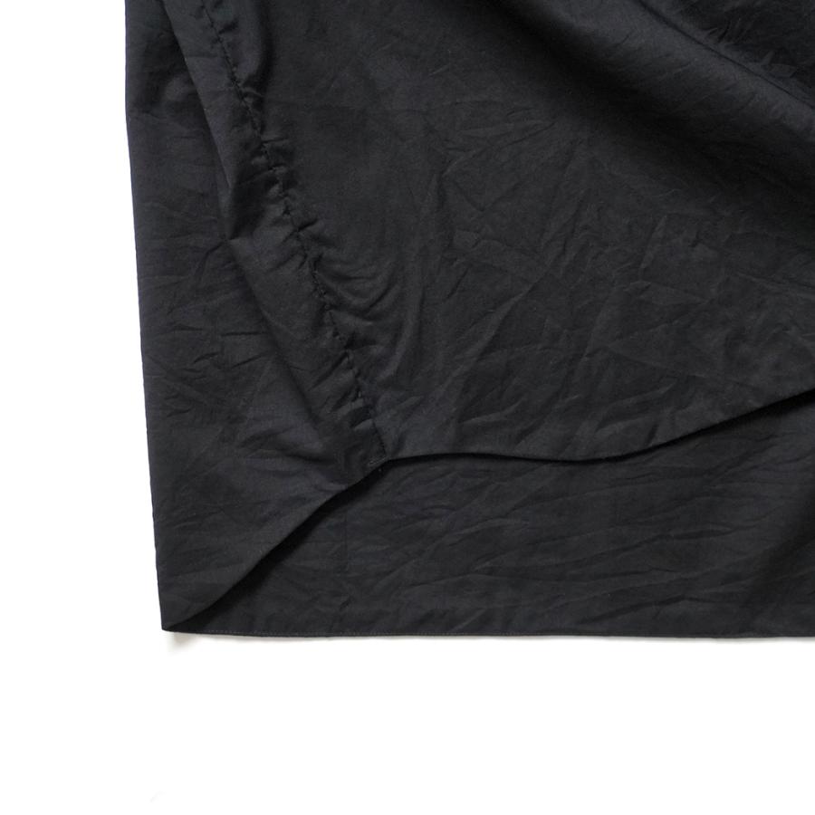 STILL BY HAND スティルバイハンド / SH01262 - INK BLACK ローン素材 半袖シャツ | STILL BY HAND | 04