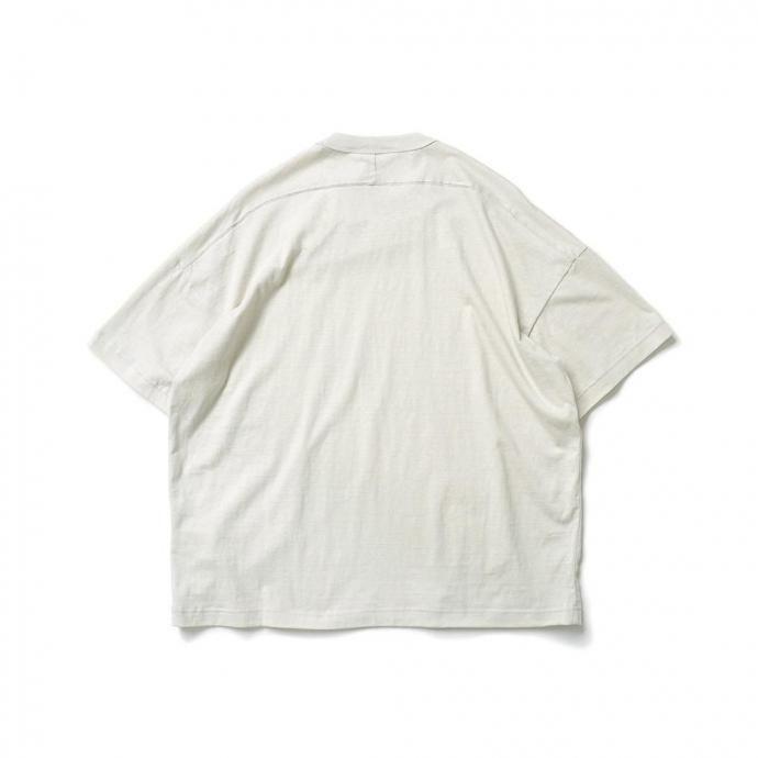 STILL BY HAND スティルバイハンド / CS02262 - ECRU レーヨンシルク混 半袖Tシャツ | STILL BY HAND | 01