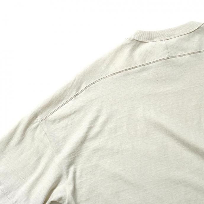 STILL BY HAND スティルバイハンド / CS02262 - ECRU レーヨンシルク混 半袖Tシャツ | STILL BY HAND | 03