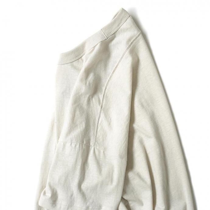 STILL BY HAND スティルバイハンド / CS02262 - ECRU レーヨンシルク混 半袖Tシャツ | STILL BY HAND | 04