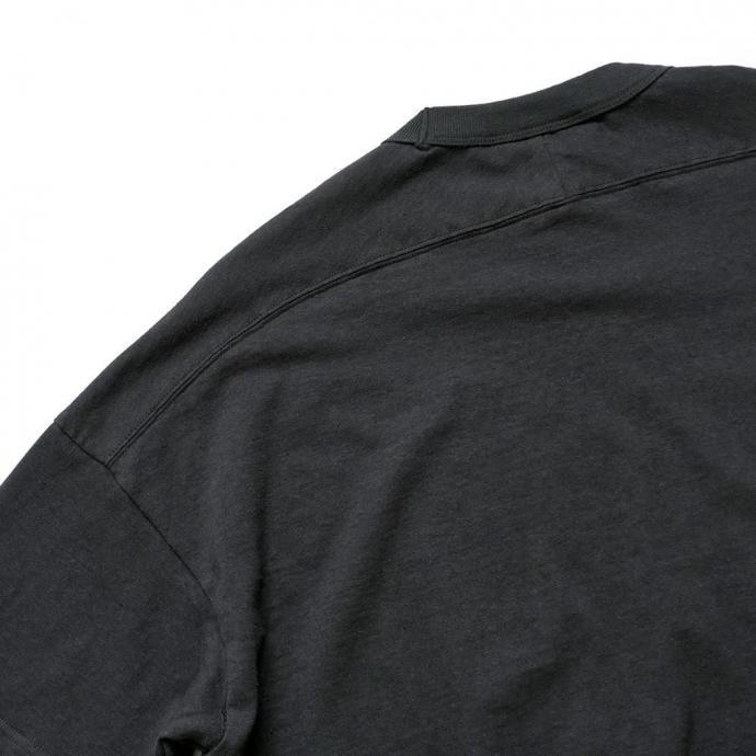 STILL BY HAND スティルバイハンド / CS02262 - CHARCOAL レーヨンシルク混 半袖Tシャツ | STILL BY HAND | 03
