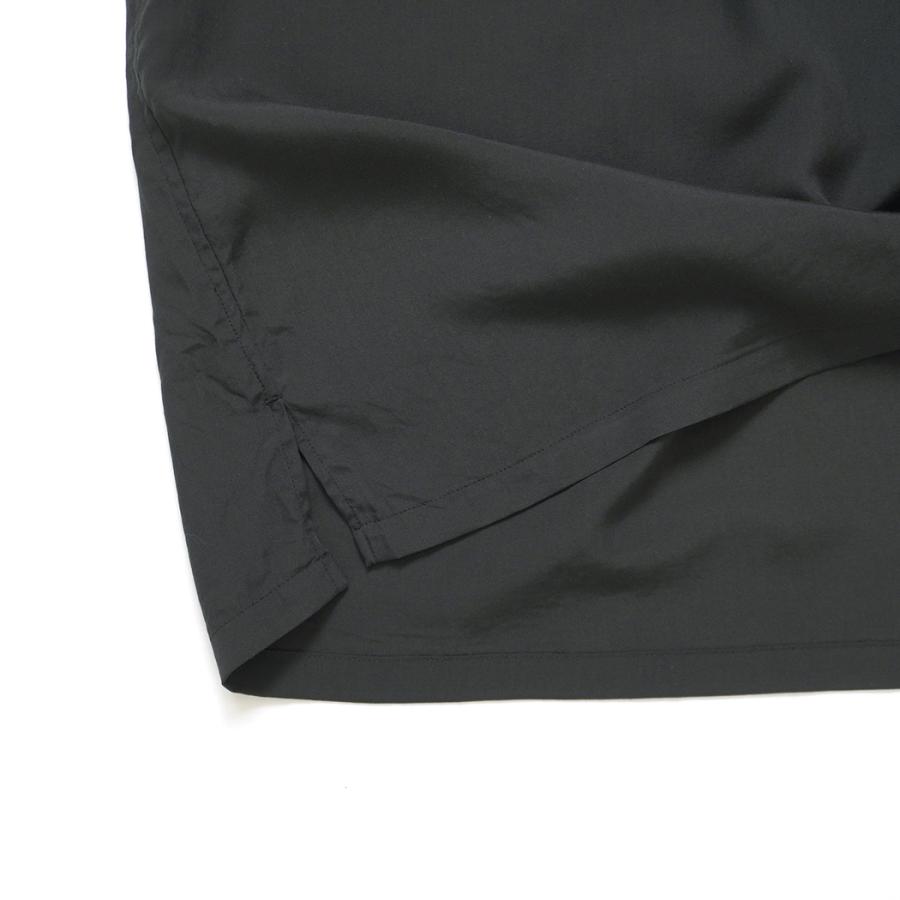 STILL BY HAND スティルバイハンド / SH07262 - CHARCOAL リヨセル素材 半袖スキッパーシャツ | STILL BY HAND | 03
