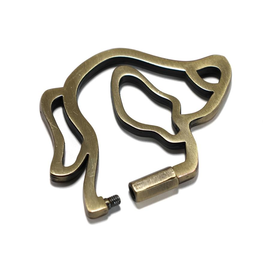 Metal Outline Carabiner - Dog メタル アウトライン カラビナ ドッグ | DETAIL | 03