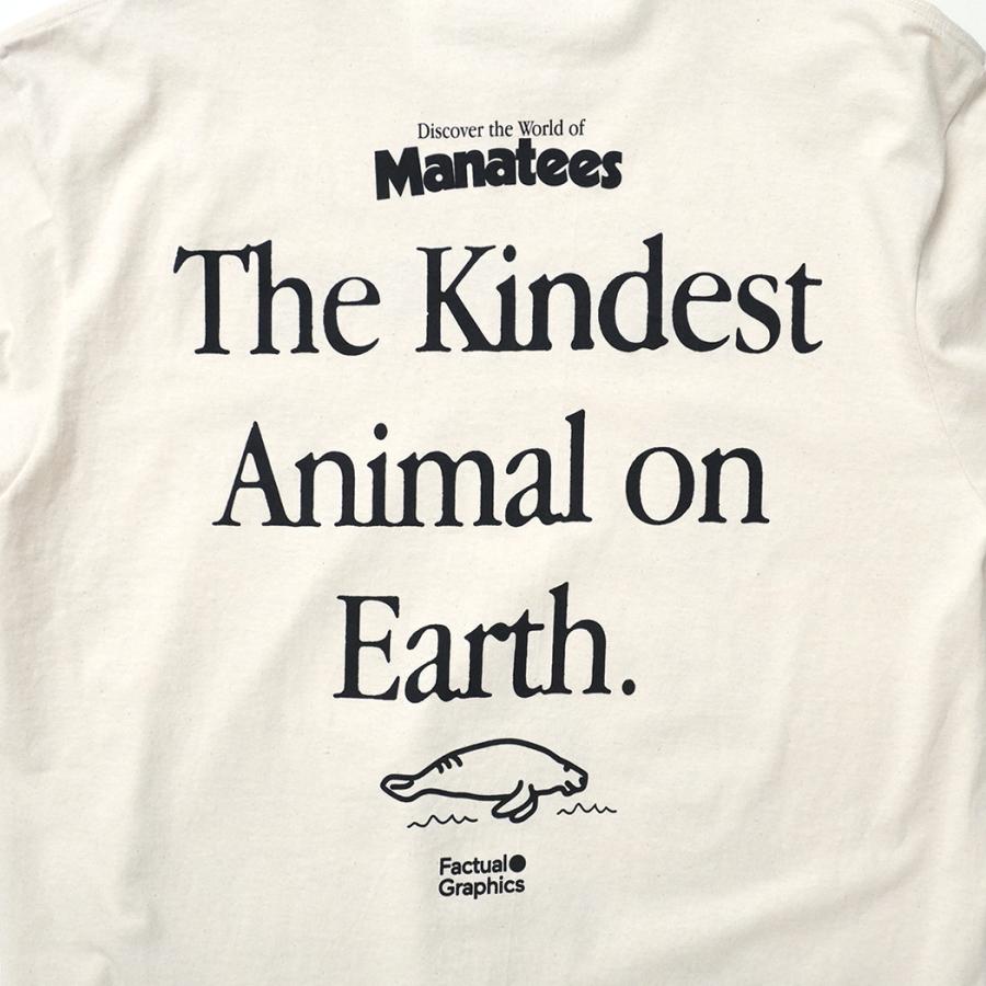 Factual Graphics / Manatees Shirt - Tan ファクチュアル グラフィックス マナティー ロングスリーブTシャツ タン ナチュラル |  | 03