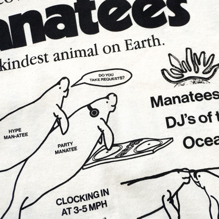 Factual Graphics / Manatees Shirt - Tan ファクチュアル グラフィックス マナティー ロングスリーブTシャツ タン ナチュラル |  | 07