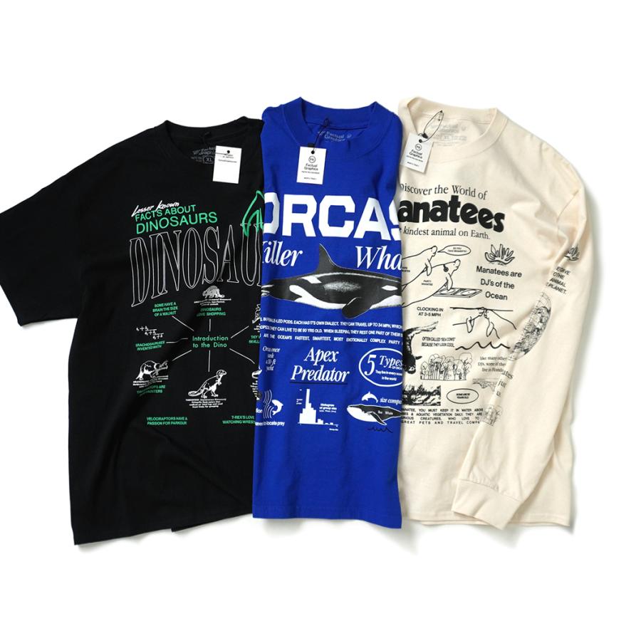 Factual Graphics / Orca Facts T-Shirt ファクチュアル グラフィックス オルカ Tシャツ シャチ ブルー |  | 11