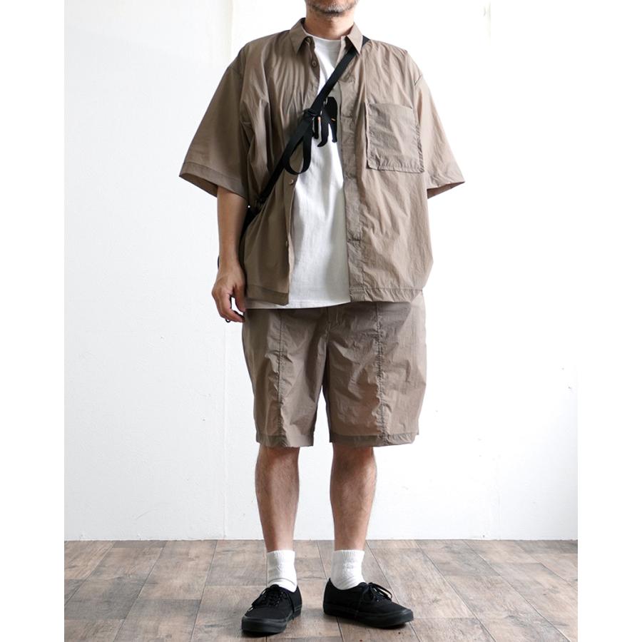 STILL BY HAND スティルバイハンド / PT11262 - GREIGE ナイロン／ポリウレタン イージーショーツ | STILL BY HAND | 08