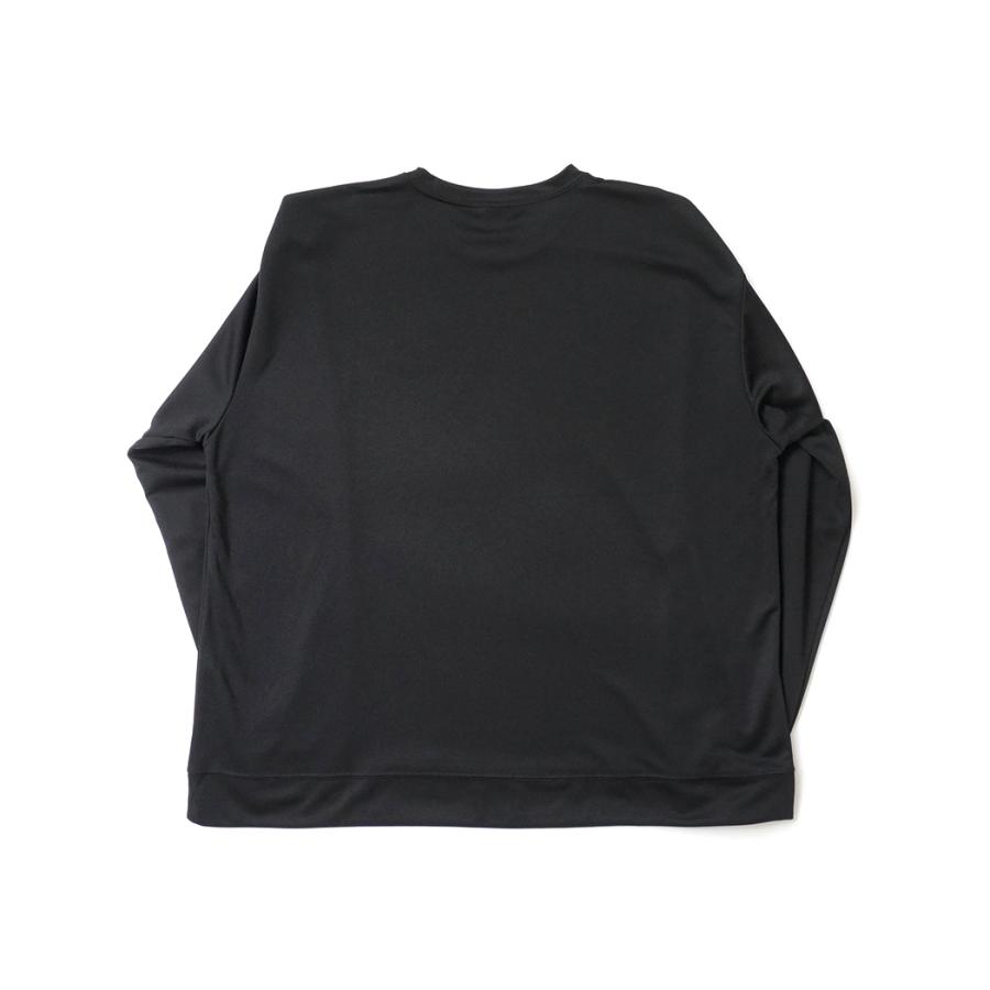 SMOKE T ONE / D-SPORT WEAR / HIGH MOCK DRY SWEATSHIRT - Black ドライメッシュ カットソー ブラック |  | 01