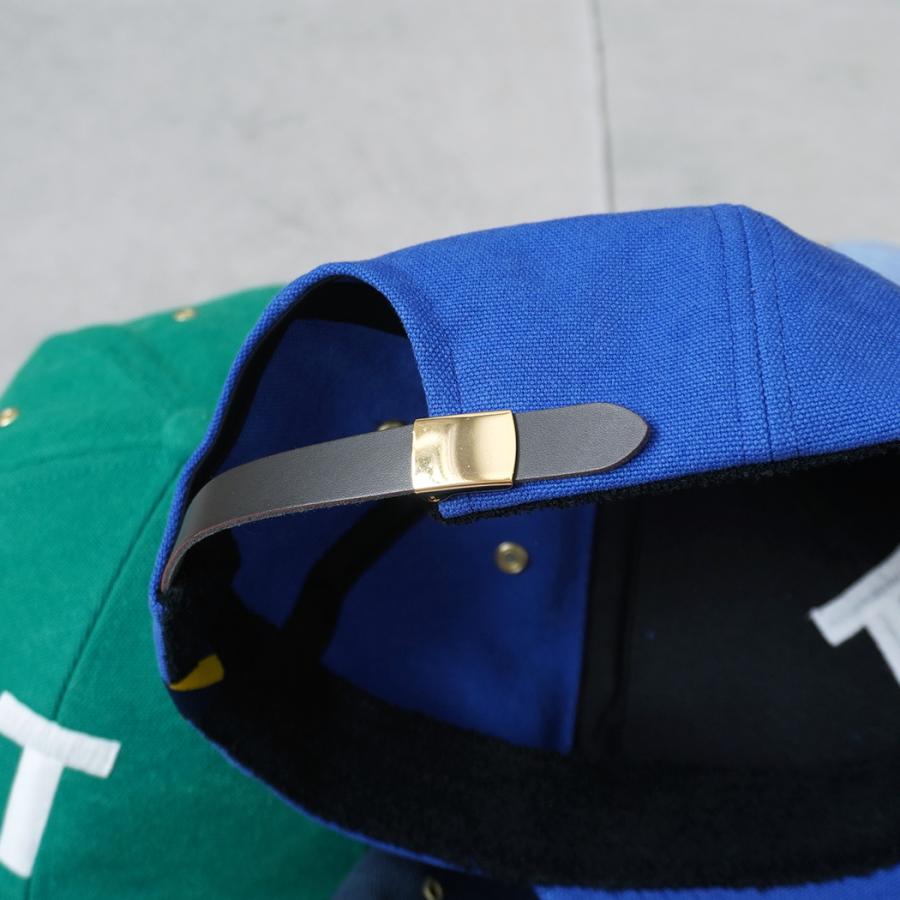 Trad Marks / T LOGO 6P LONG BILL CAP Bio Canvas - Green 6パネル ロングビルキャップ バイオキャンバス イニシャル |  | 05