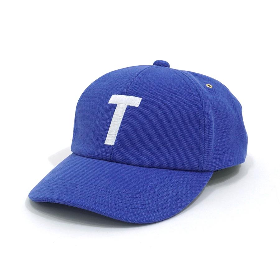 Trad Marks / T LOGO 6P LONG BILL CAP Bio Canvas - Royal Blue 6パネル ロングビルキャップ バイオキャンバス イニシャル | 