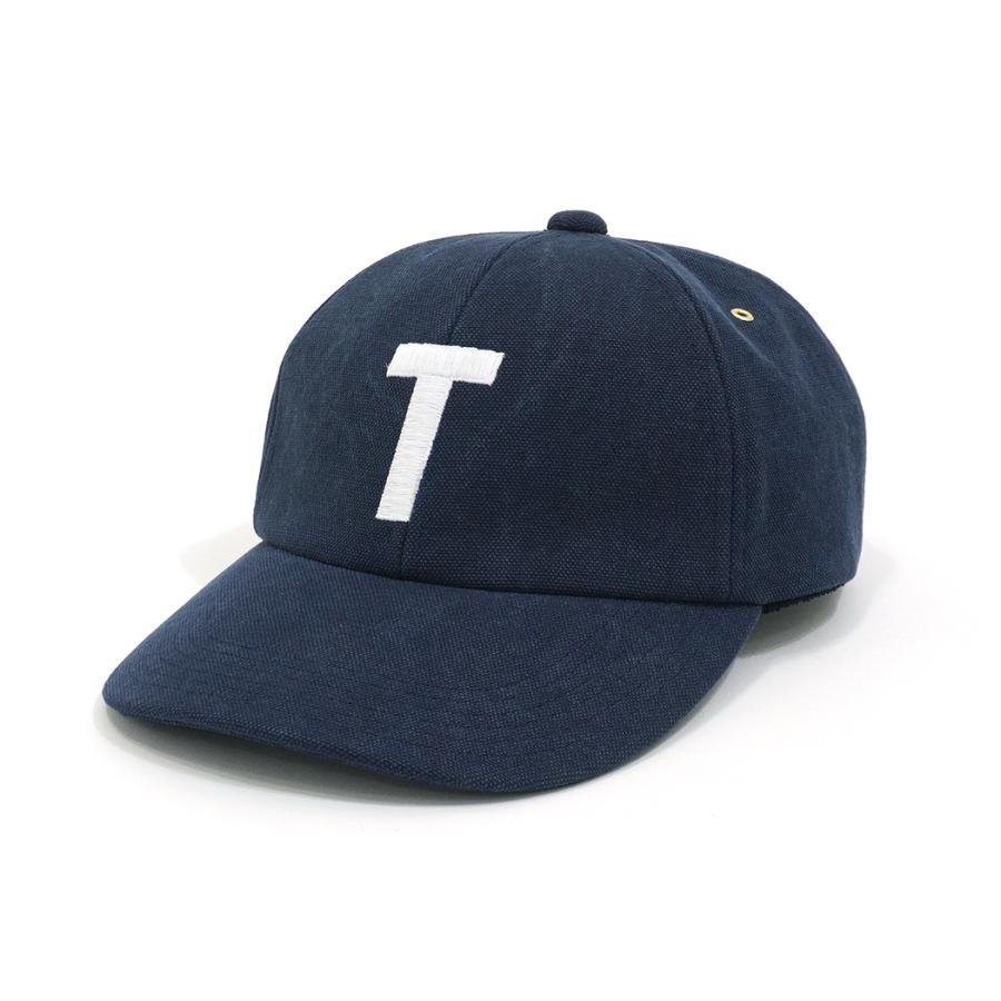 Trad Marks / T LOGO 6P LONG BILL CAP Bio Canvas - Navy 6パネル ロングビルキャップ バイオキャンバス イニシャル | 