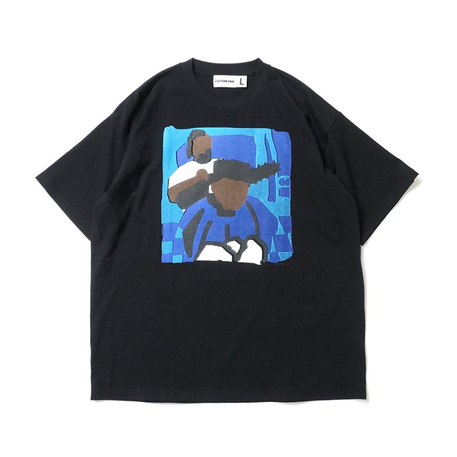 COTTON PAN / BIZ 半袖Tシャツ - BLACK ブラック | COTTON PAN