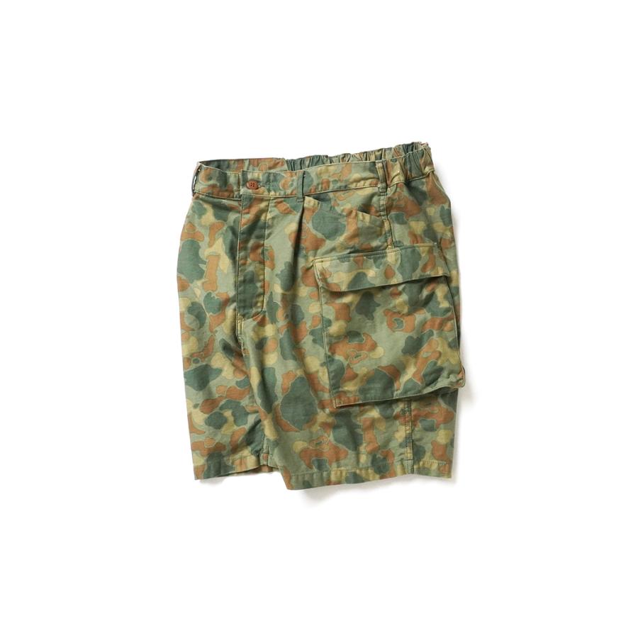 HEXICO / SIDE CARGO SHORTS - DEAD STOCK BACK SATIN FROG SKIN CAMO カーゴショーツ | 
