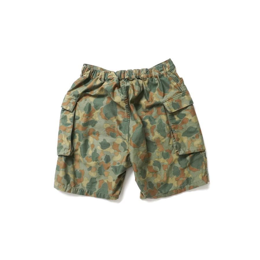 HEXICO / SIDE CARGO SHORTS - DEAD STOCK BACK SATIN FROG SKIN CAMO カーゴショーツ |  | 02