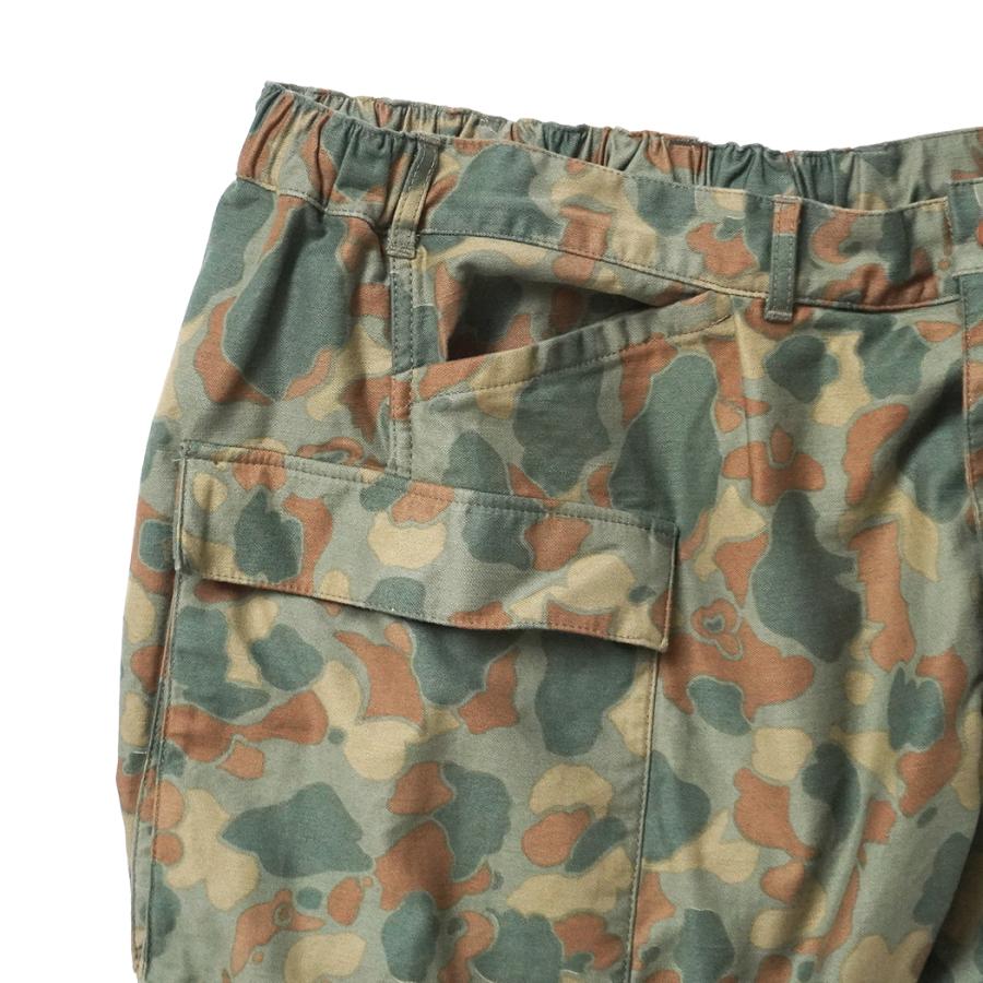 HEXICO / SIDE CARGO SHORTS - DEAD STOCK BACK SATIN FROG SKIN CAMO カーゴショーツ |  | 05