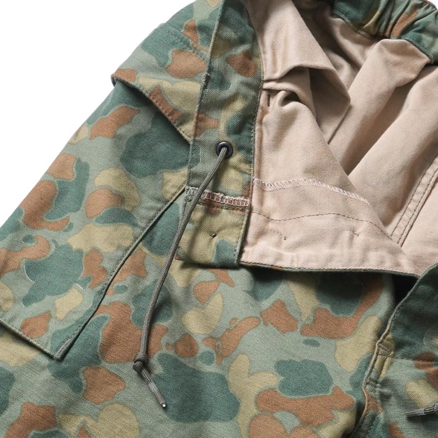 HEXICO / SIDE CARGO SHORTS - DEAD STOCK BACK SATIN FROG SKIN CAMO カーゴショーツ |  | 07