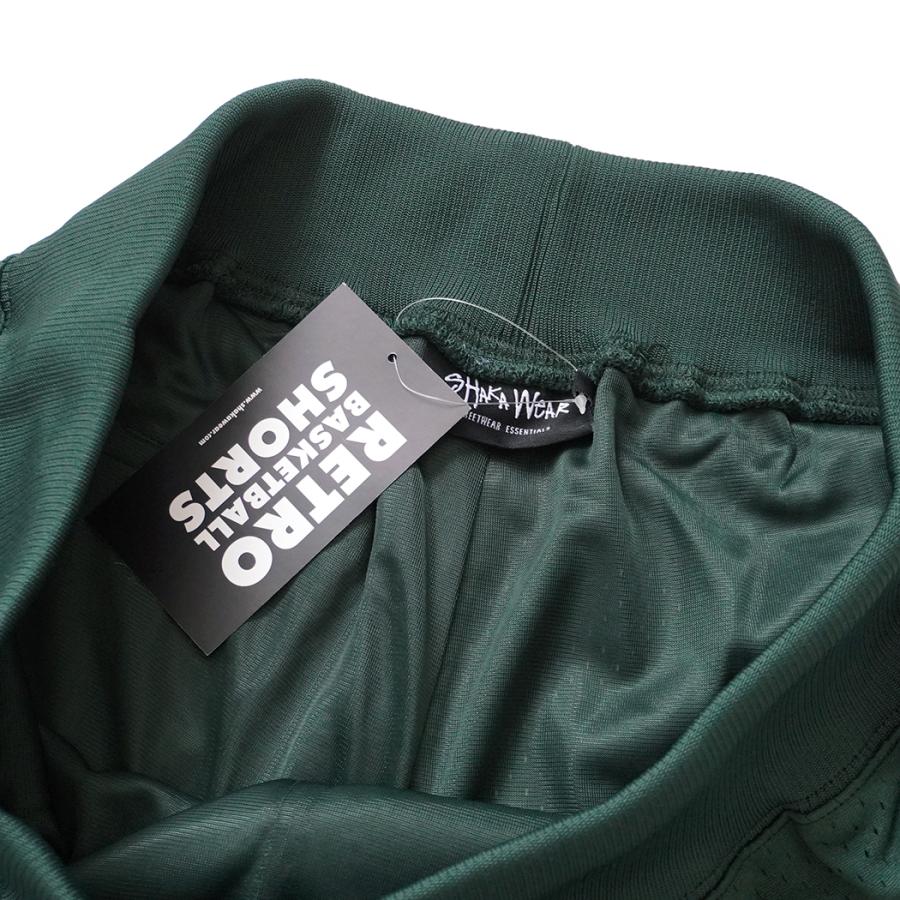 SHAKA WEAR / Retro Basketball Shorts - Green シャカウェア レトロ バスケットボール ショーツ | SHAKA WeAR | 05