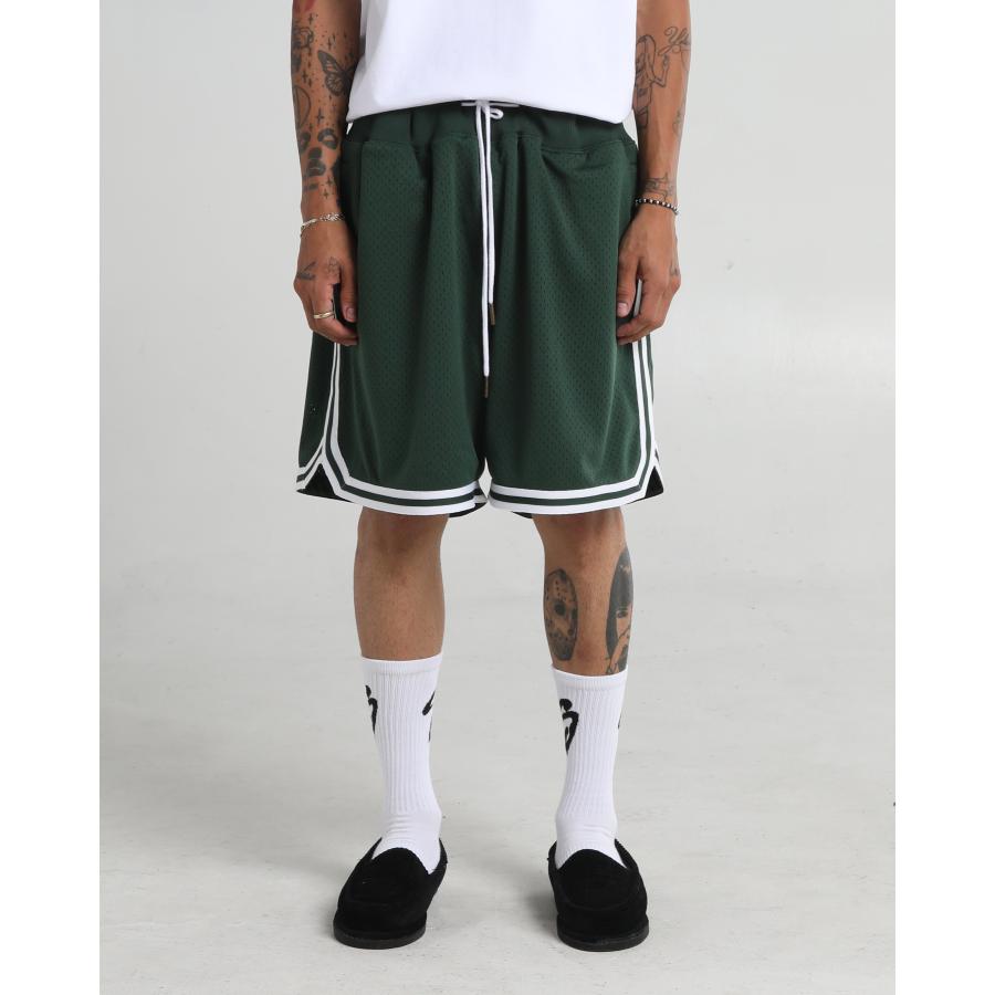 SHAKA WEAR / Retro Basketball Shorts - Green シャカウェア レトロ バスケットボール ショーツ | SHAKA WeAR | 07