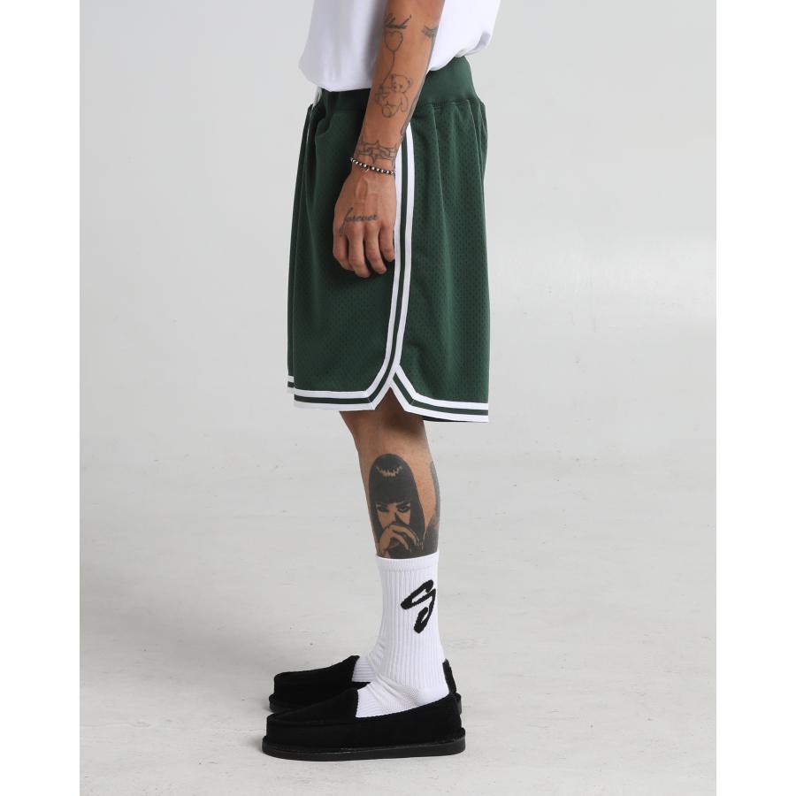 SHAKA WEAR / Retro Basketball Shorts - Green シャカウェア レトロ バスケットボール ショーツ | SHAKA WeAR | 09