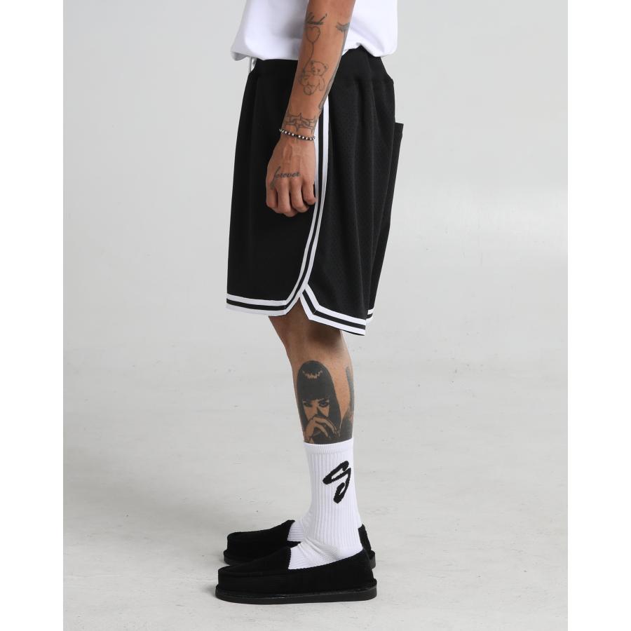 SHAKA WEAR / Retro Basketball Shorts - Black シャカウェア レトロ バスケットボール ショーツ | SHAKA WeAR | 09