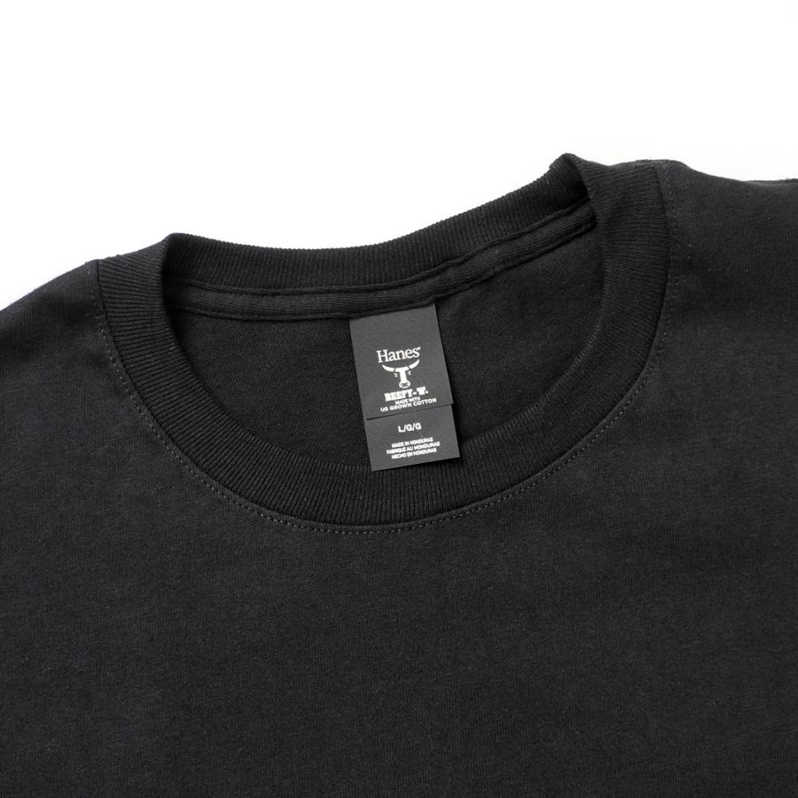 Hanes / Beefy-T Retro Street T-Shirt 5180R - Black ヘインズ USA企画 レトロストリートTシャツ | Hanes | 02